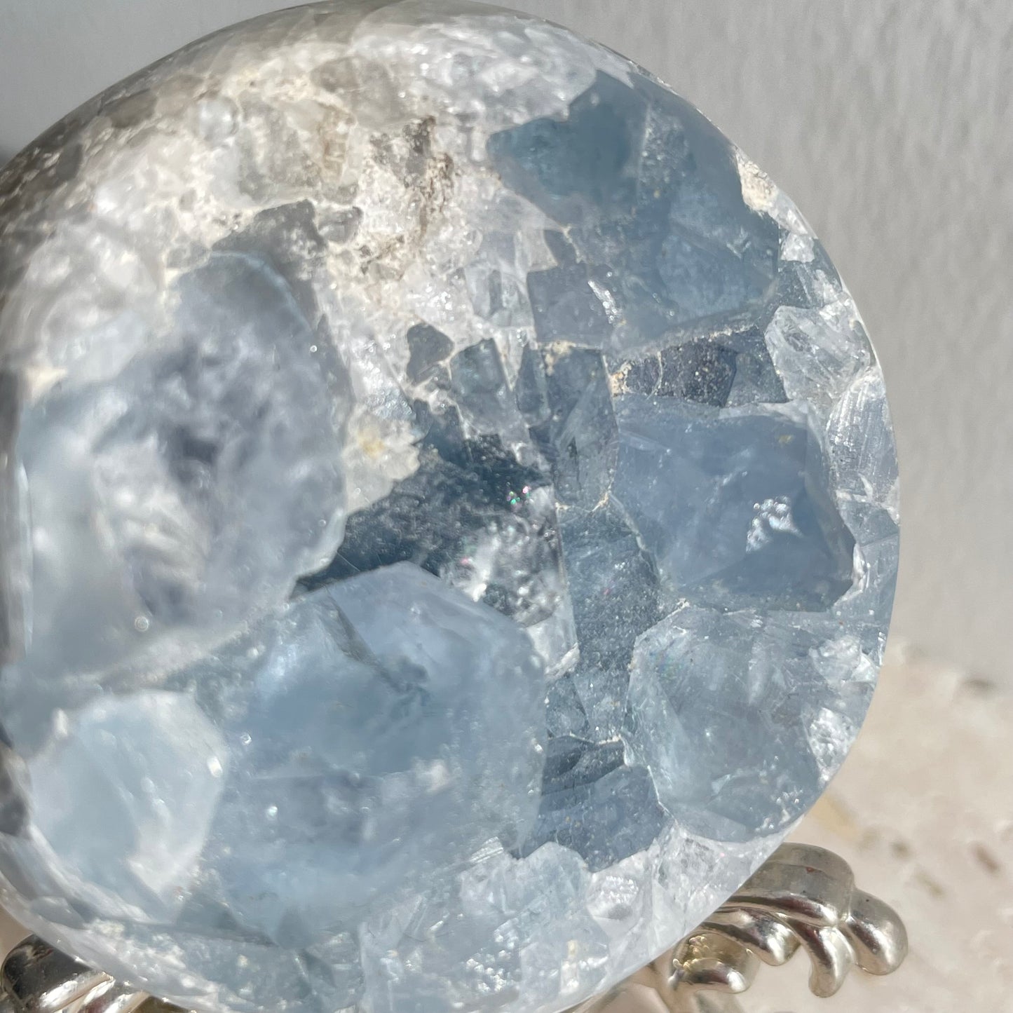 Celestite Cluster Sphere