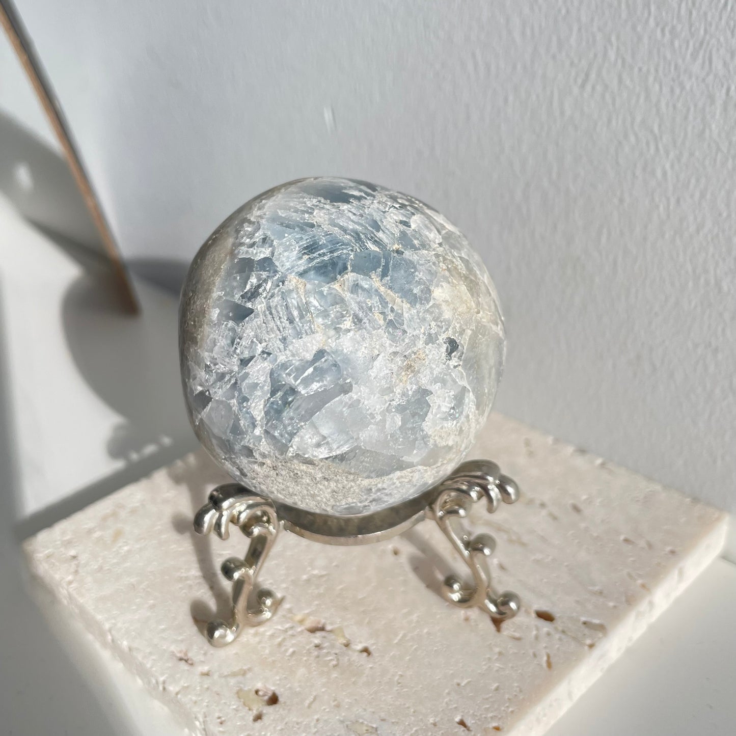 Celestite Cluster Sphere