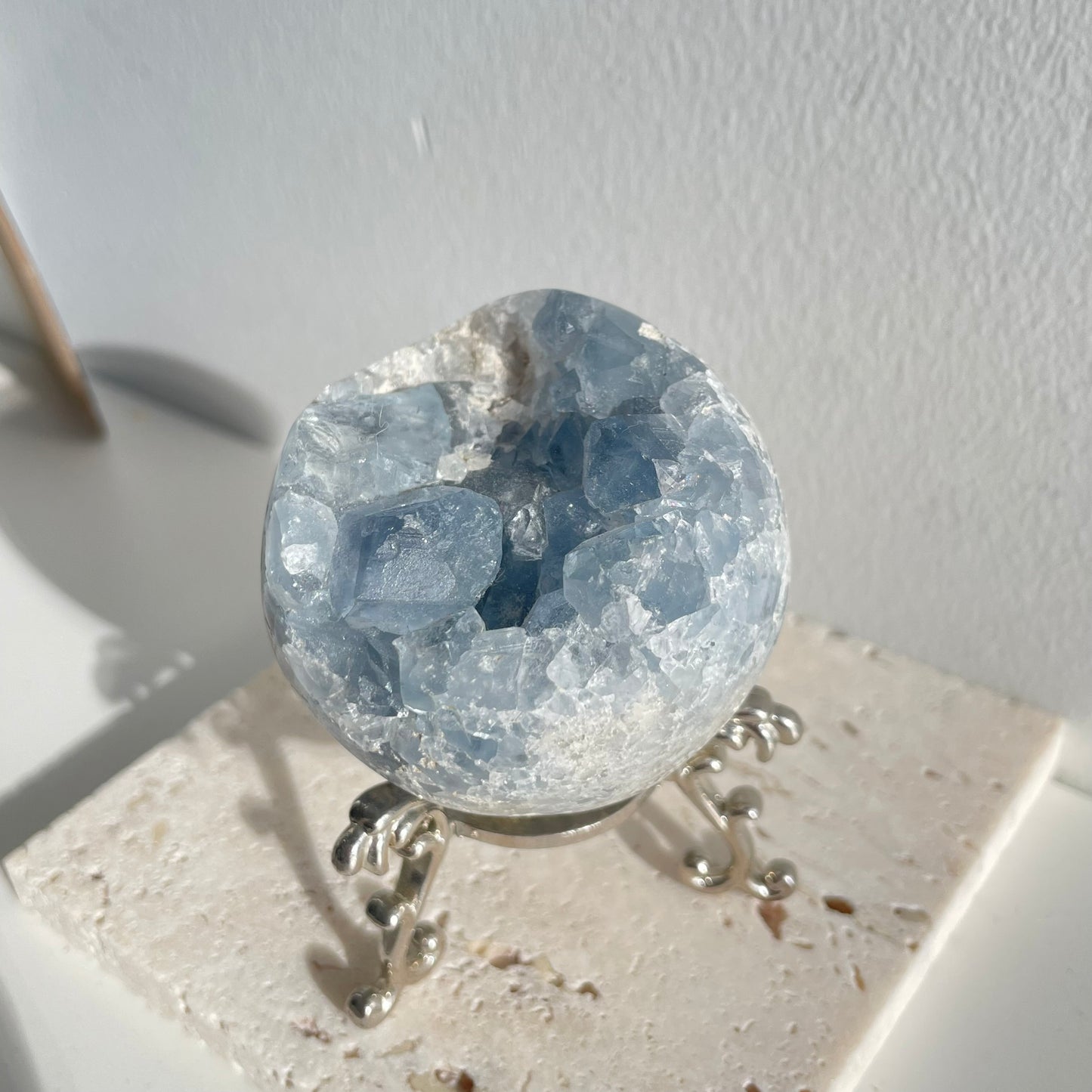 Celestite Cluster Sphere