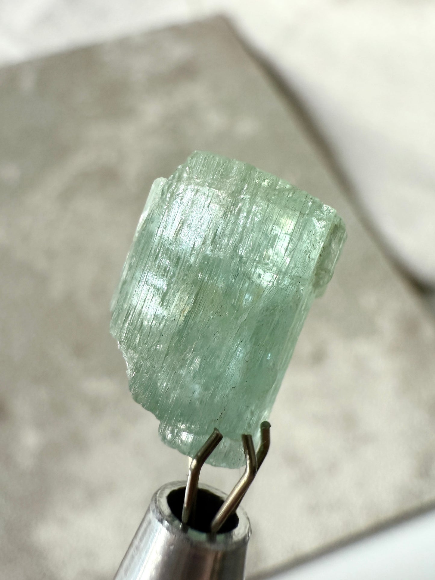 Raw Aquamarine 9.5ct Rough Gemstone 1.9 grams Specimen