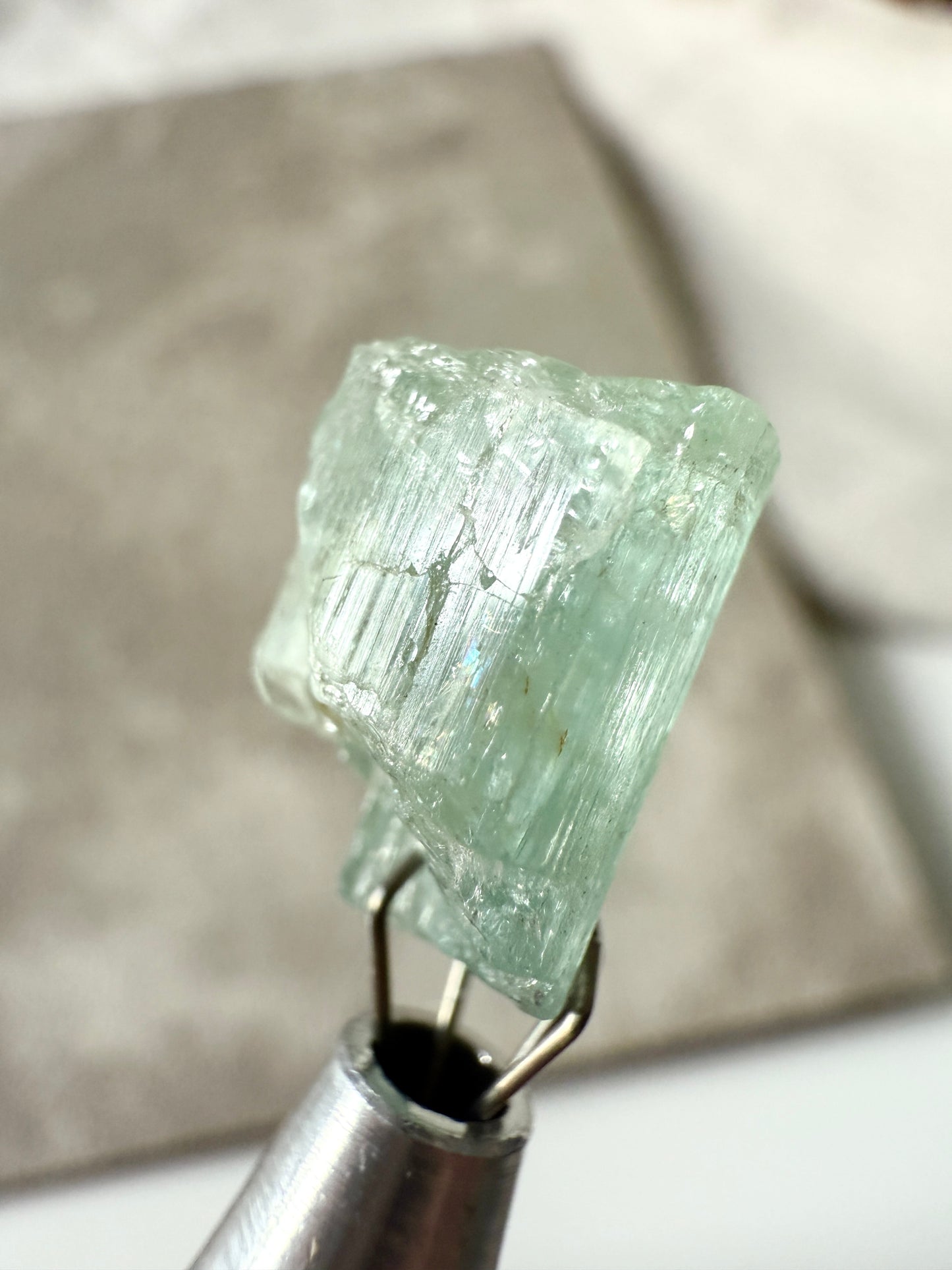 Raw Aquamarine 9.5ct Rough Gemstone 1.9 grams Specimen
