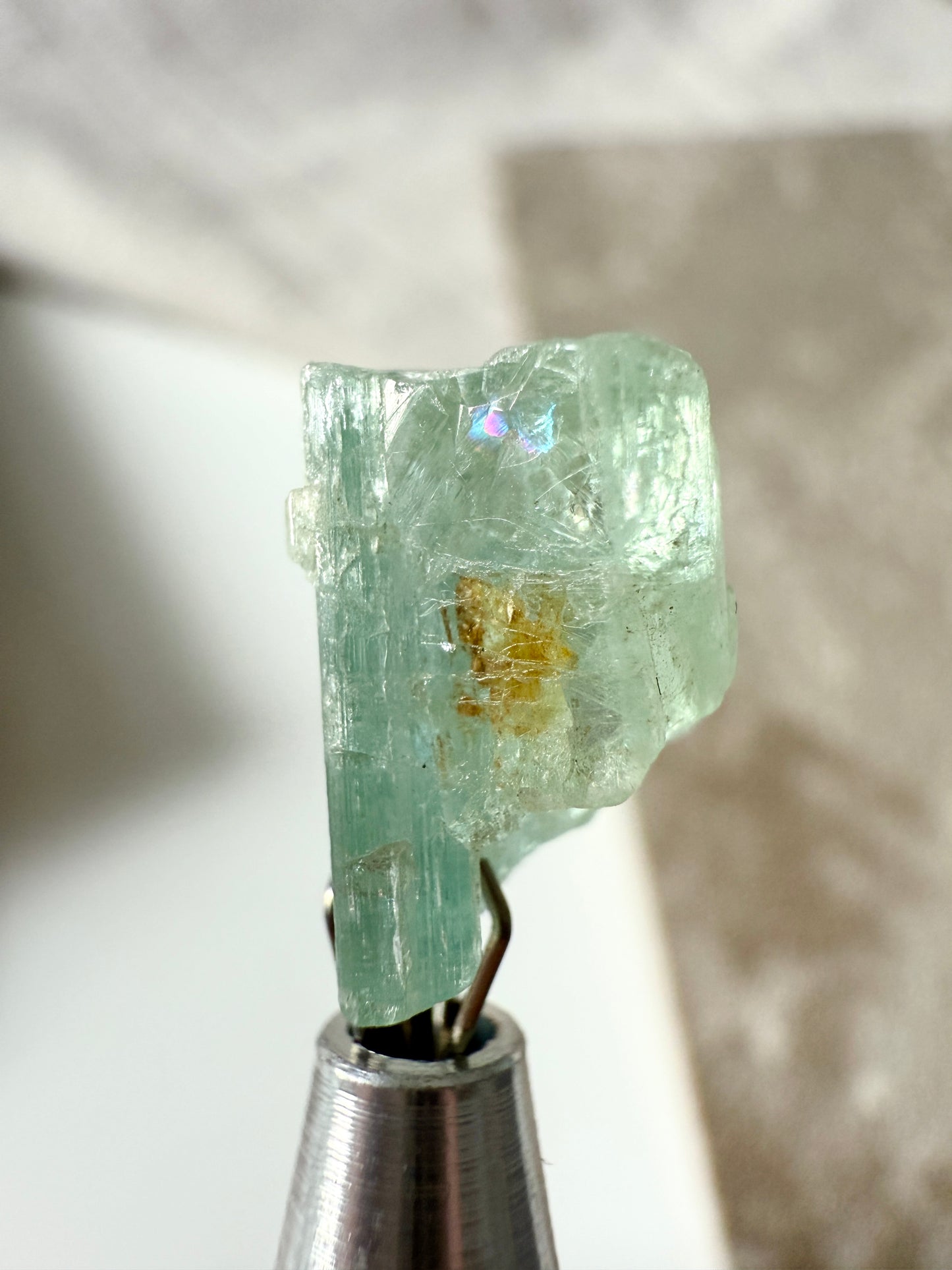 Raw Aquamarine 9.5ct Rough Gemstone 1.9 grams Specimen
