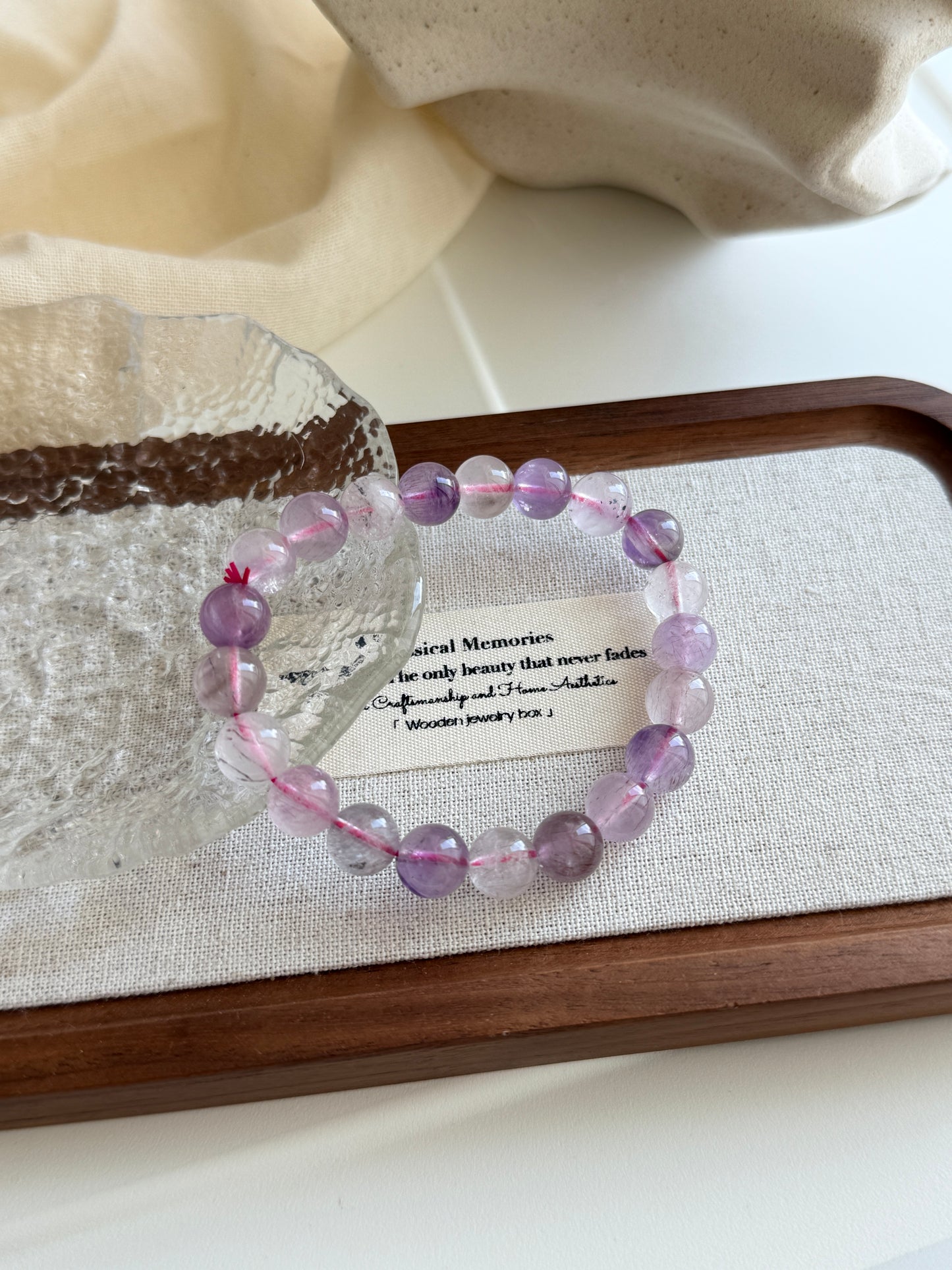 Super Seven Quartz 9mm Beaded Bracelet
