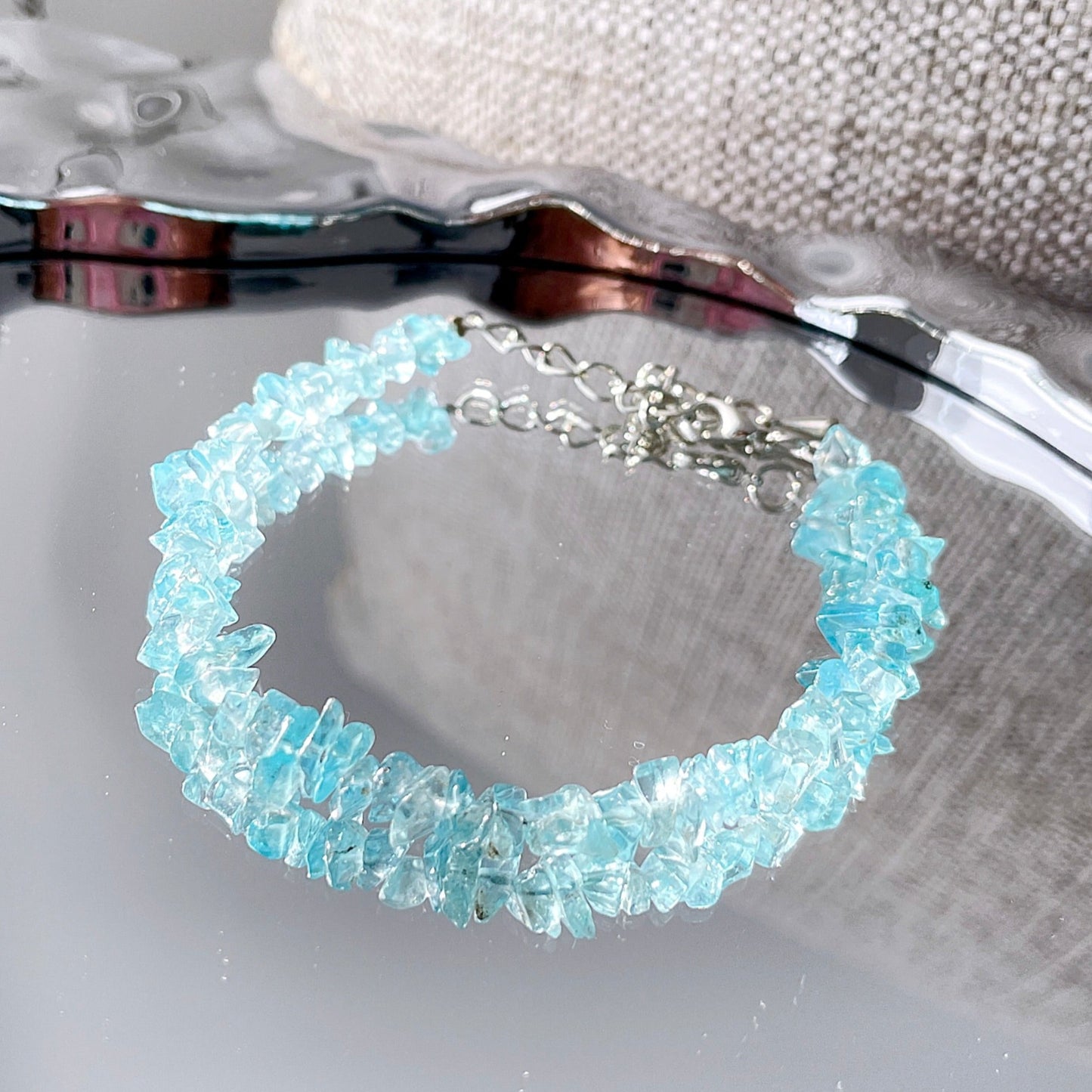 Blue Apatite Bracelet 磷灰石