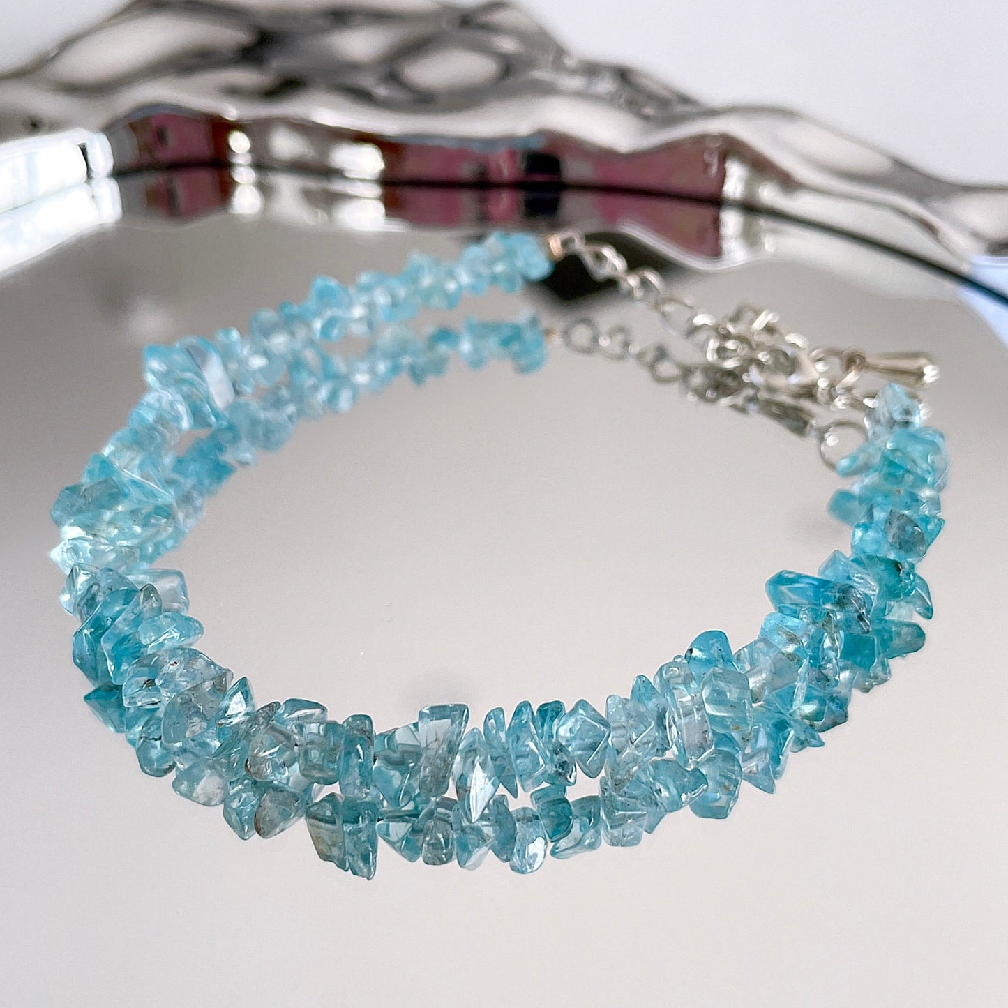 Blue Apatite Bracelet 磷灰石