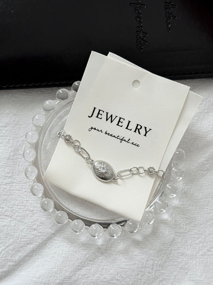 Sterling Silver 925 Apollo Sun Zirconia Bracelet