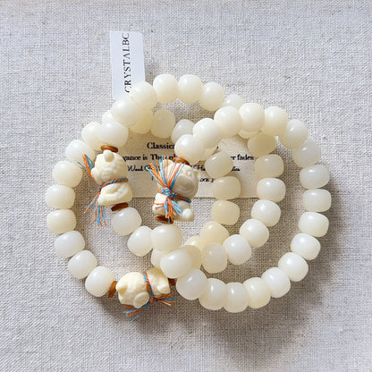 Lotso Bear Bodhi Seed Root Bead Bracelet