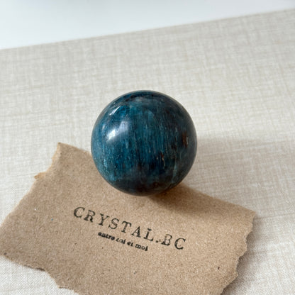 Blue Apatite Sphere