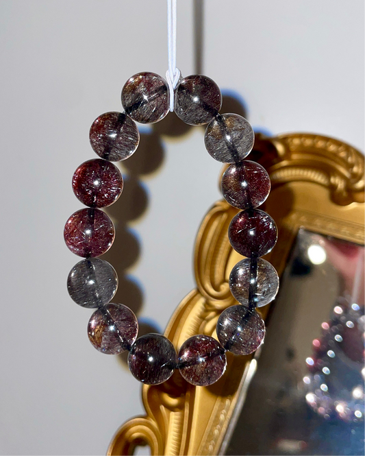 [售罄欣賞] Firework Black Super Seven 12mm Beaded Bracelet