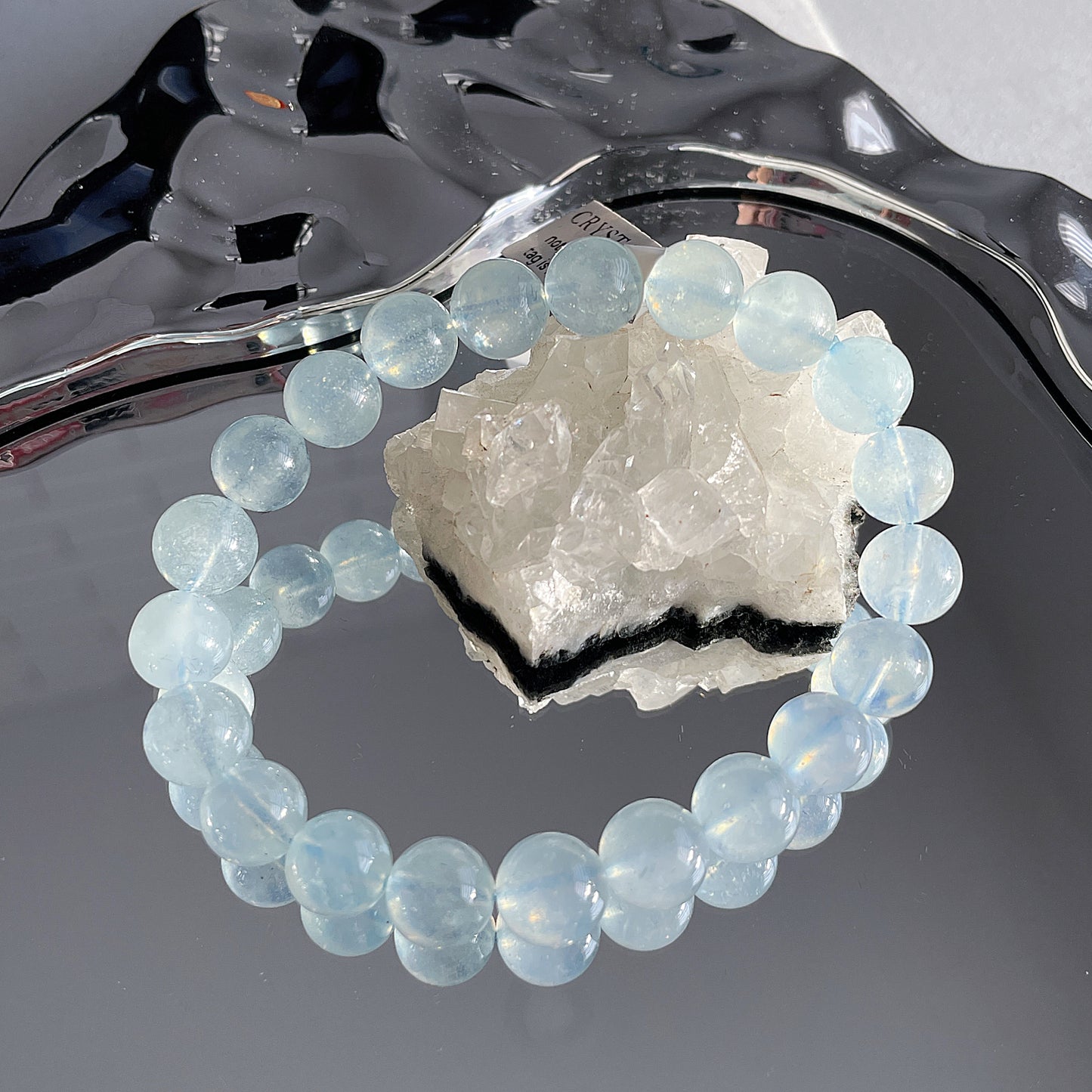 Aquamarine Beaded Bracelet