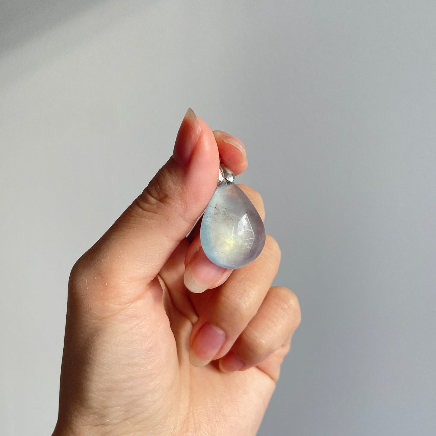 Aquamarine Pear Shaped Pendant