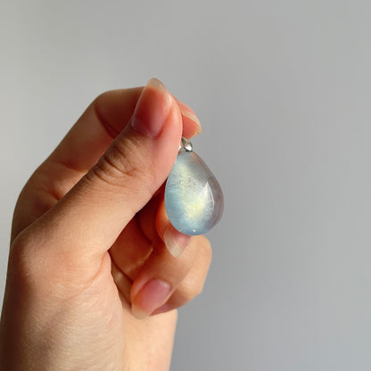 Aquamarine Pear Shaped Pendant