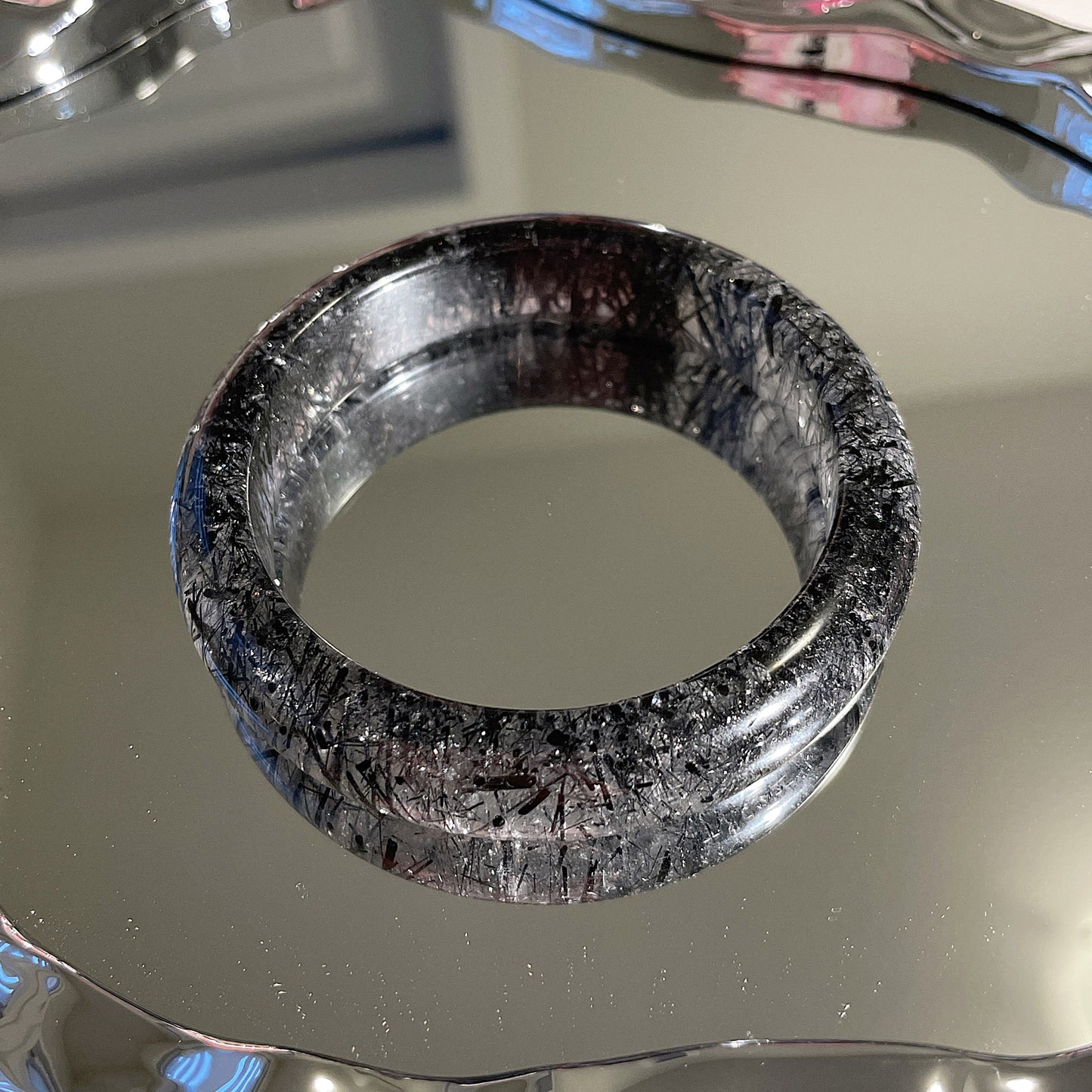 Black Rutile Bangle