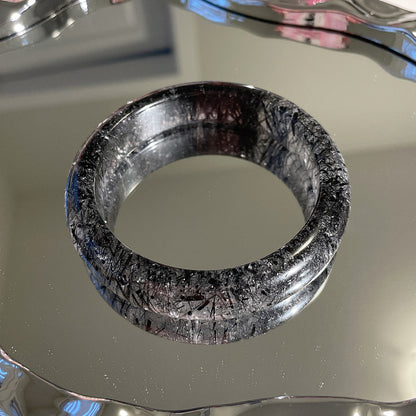 Black Rutile Bangle
