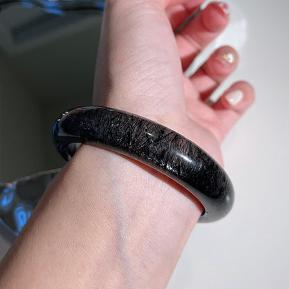 Black Rutile Bangle