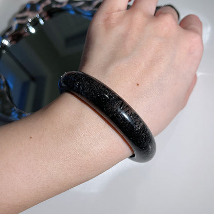 Black Rutile Bangle