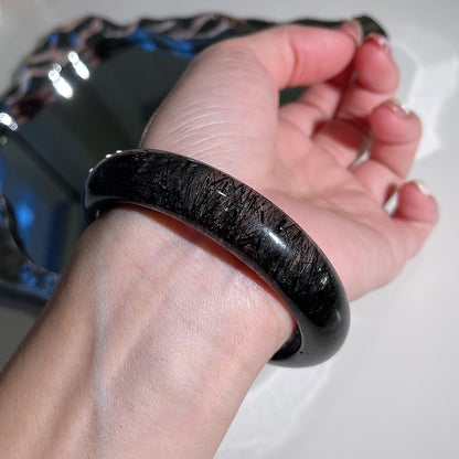 Black Rutile Bangle