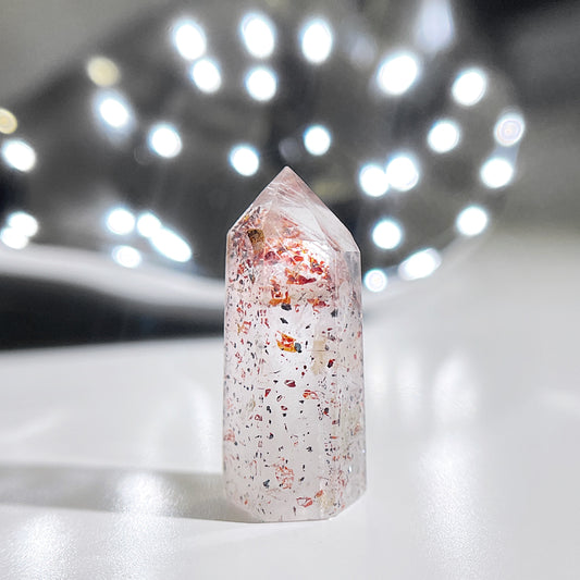 金草莓石英塔|金草莓日光石