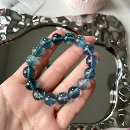 Devil Greenish Aquamarine Beaded Bracelet
