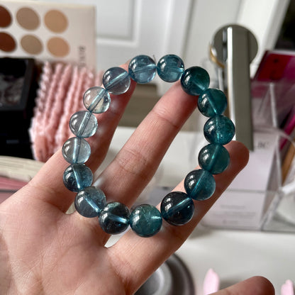 Devil Greenish Aquamarine Beaded Bracelet