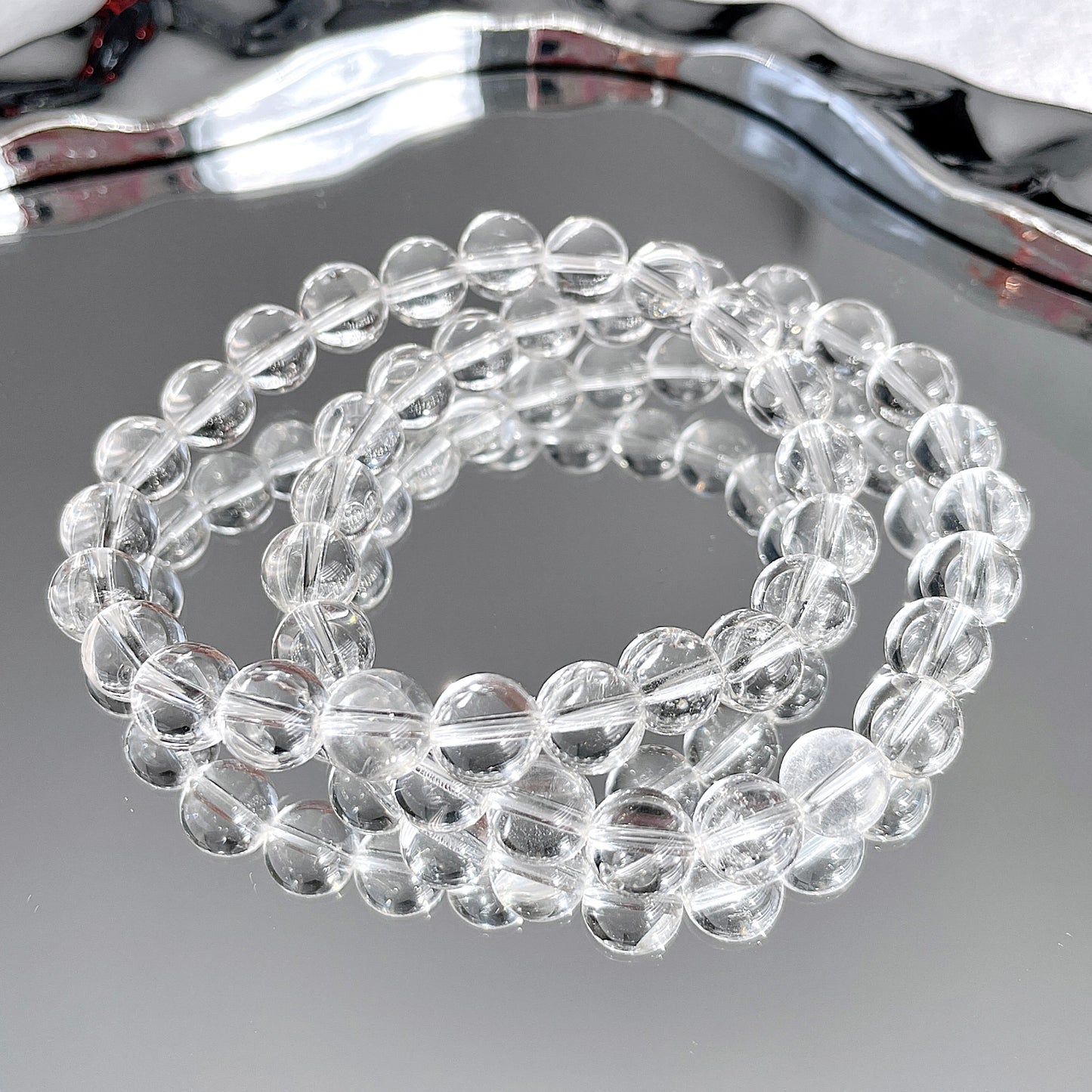 Brazil Clear Quartz Beaded Bracelet