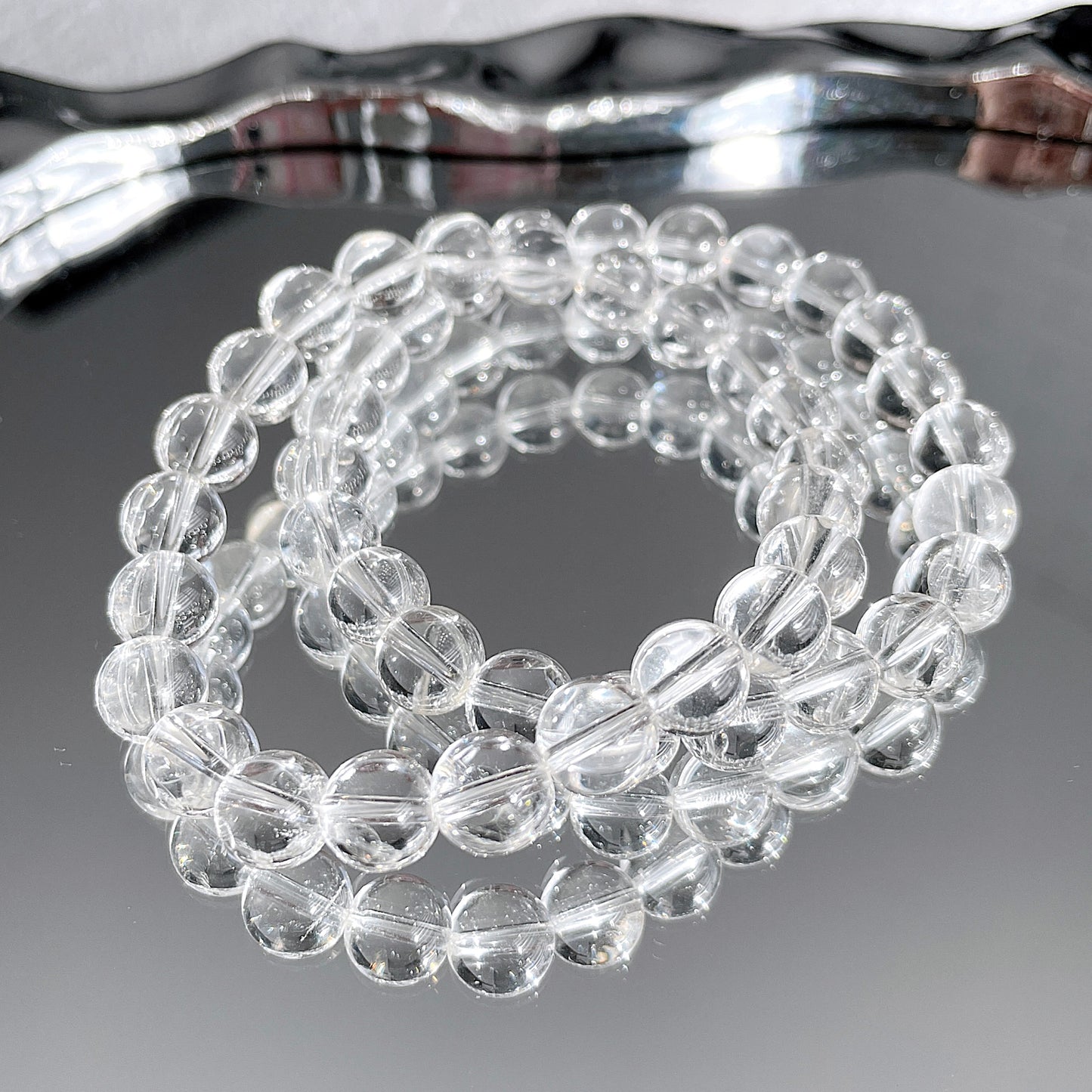 Brazil Clear Quartz Beaded Bracelet