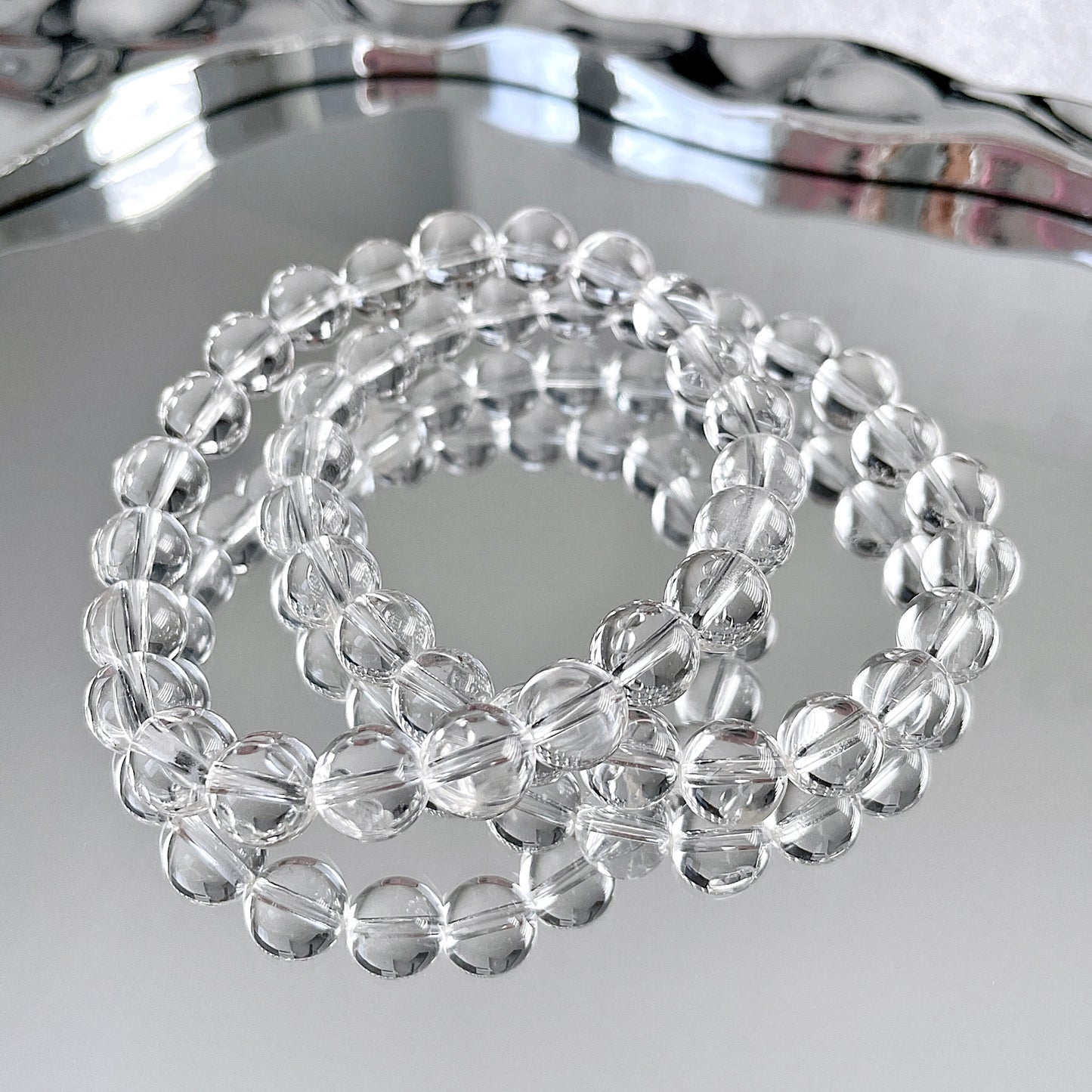 Brazil Clear Quartz Beaded Bracelet