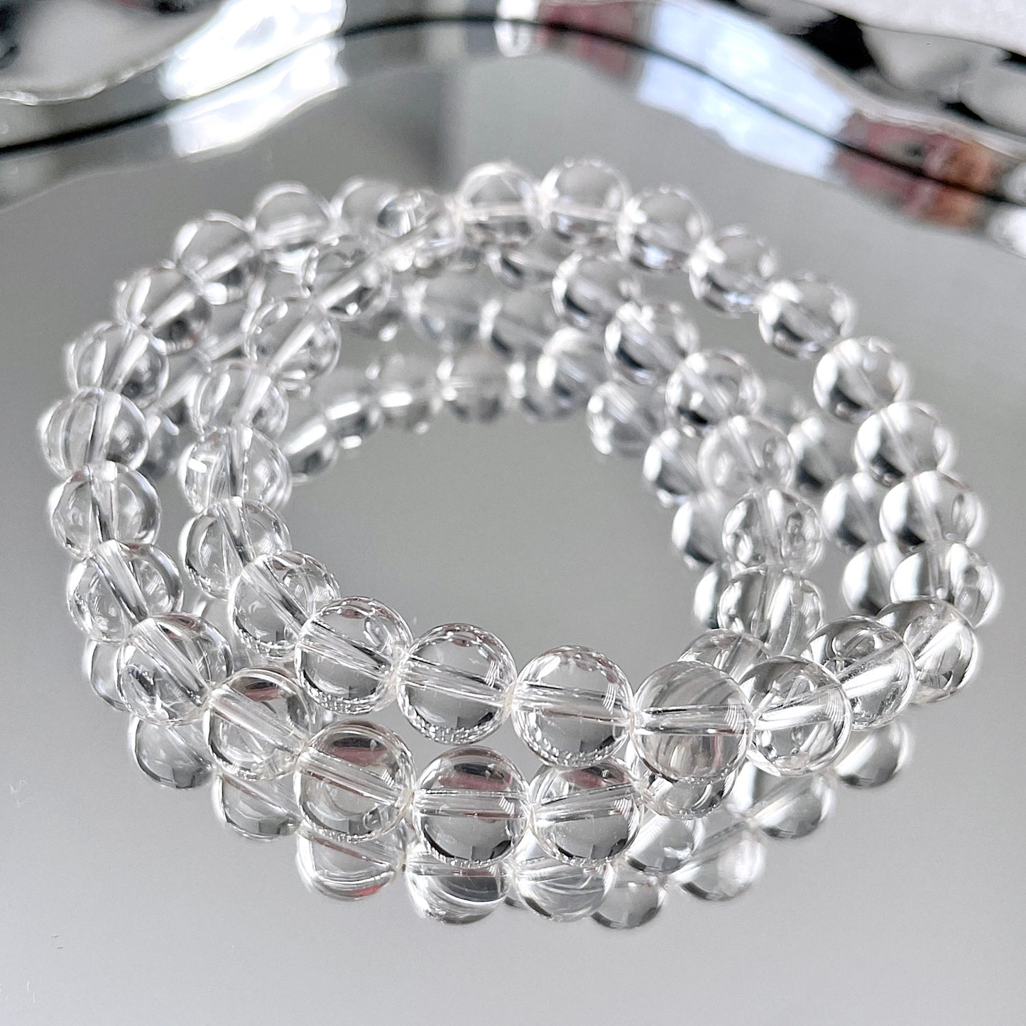 Brazil Clear Quartz Beaded Bracelet