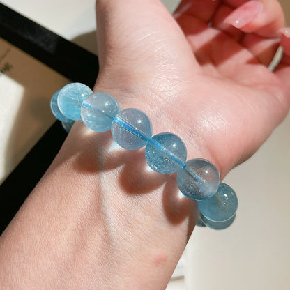 Blue Topaz Beaded Bracelet