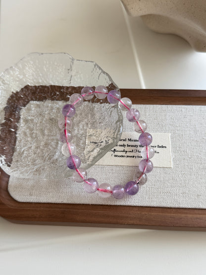 Super Seven Quartz 9mm Beaded Bracelet