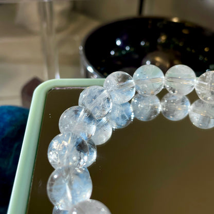 Blue Needle Angel Feather Beaded Bracelet