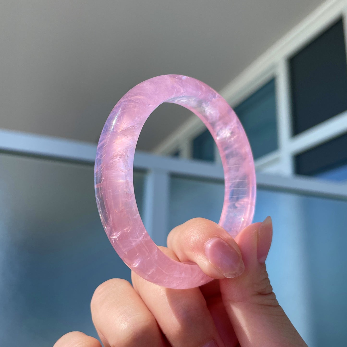 Rose Quartz Love Caring Flash Bangle