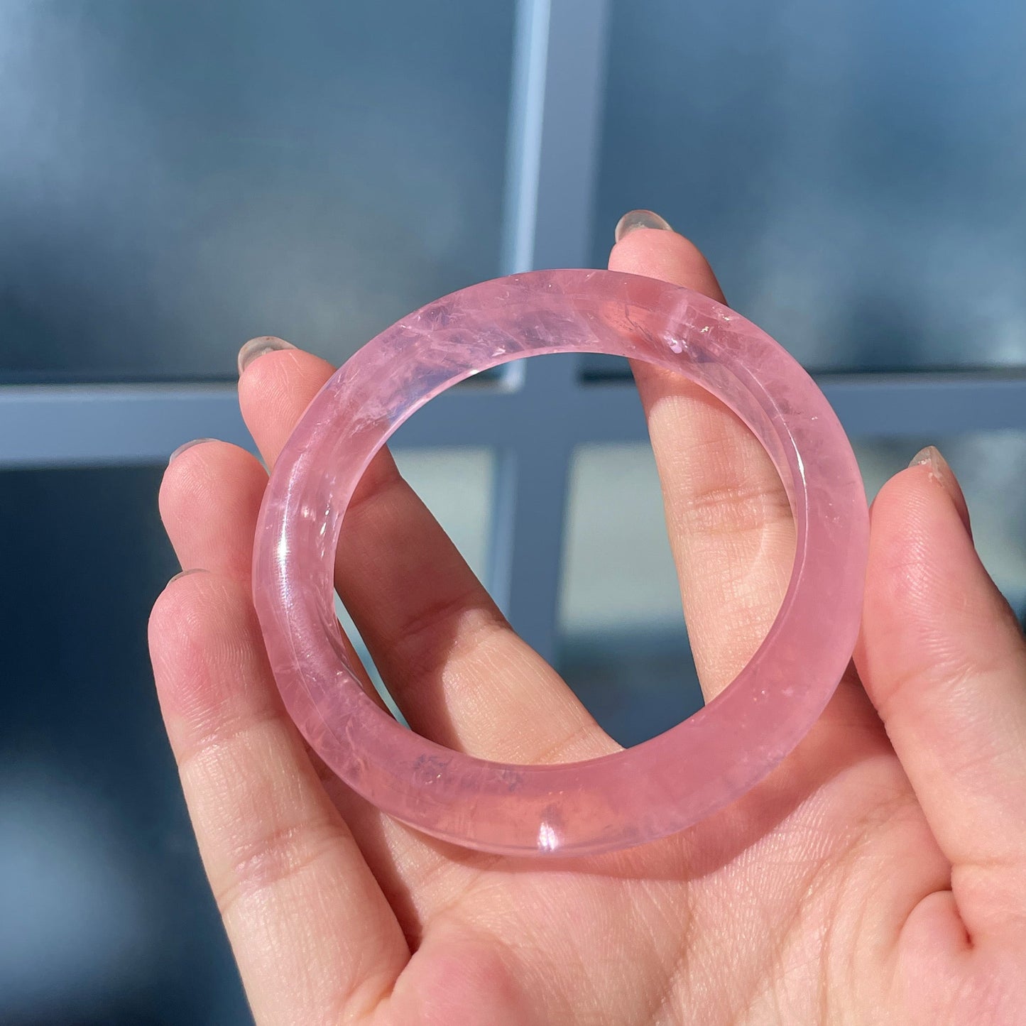 Rose Quartz Love Caring Flash Bangle