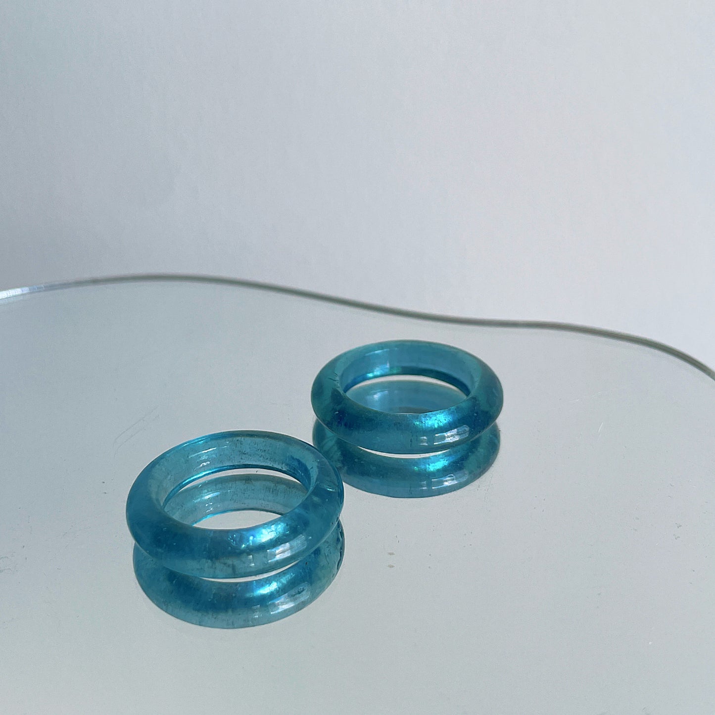 Aquamarine Ring Bangle