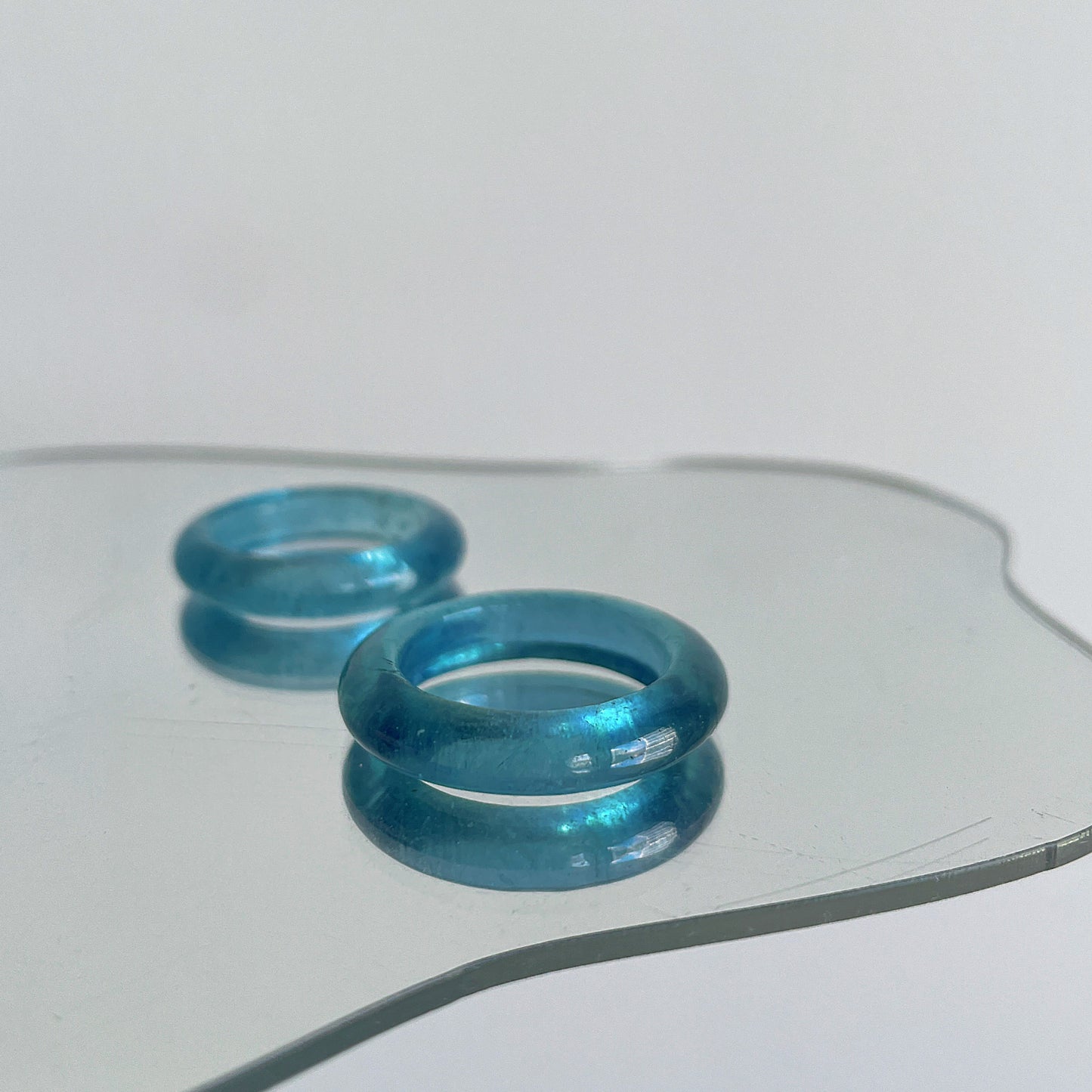 Aquamarine Ring Bangle
