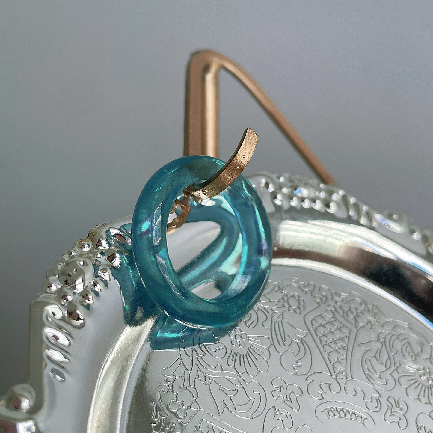 Aquamarine Ring Bangle