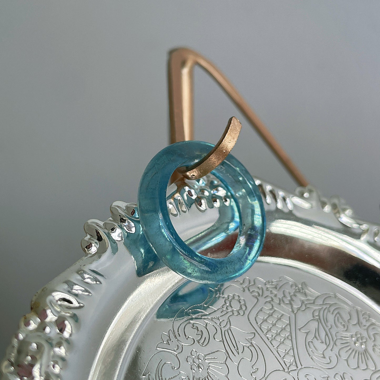 Aquamarine Ring Bangle