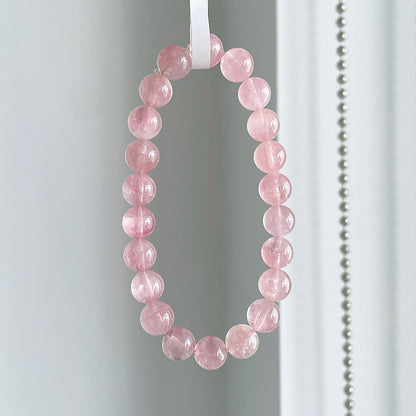 Pink Tourmaline Bead Bracelet