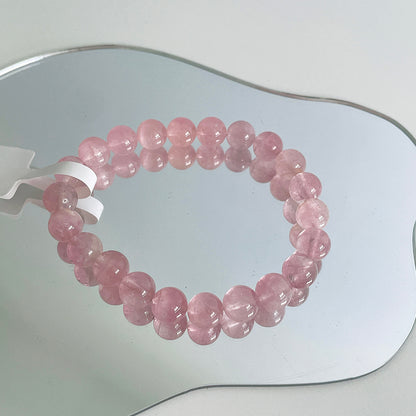 Pink Tourmaline Bead Bracelet