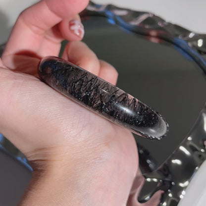 Black Rutile Bangle